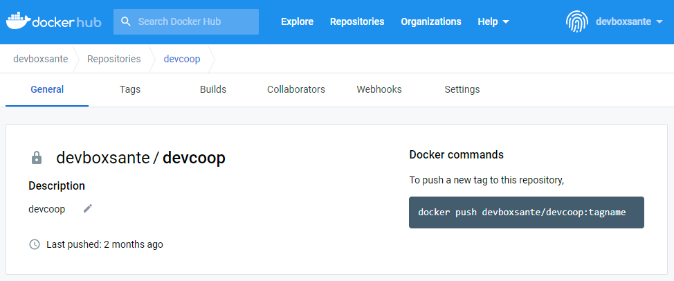 DevBox-santé docker image