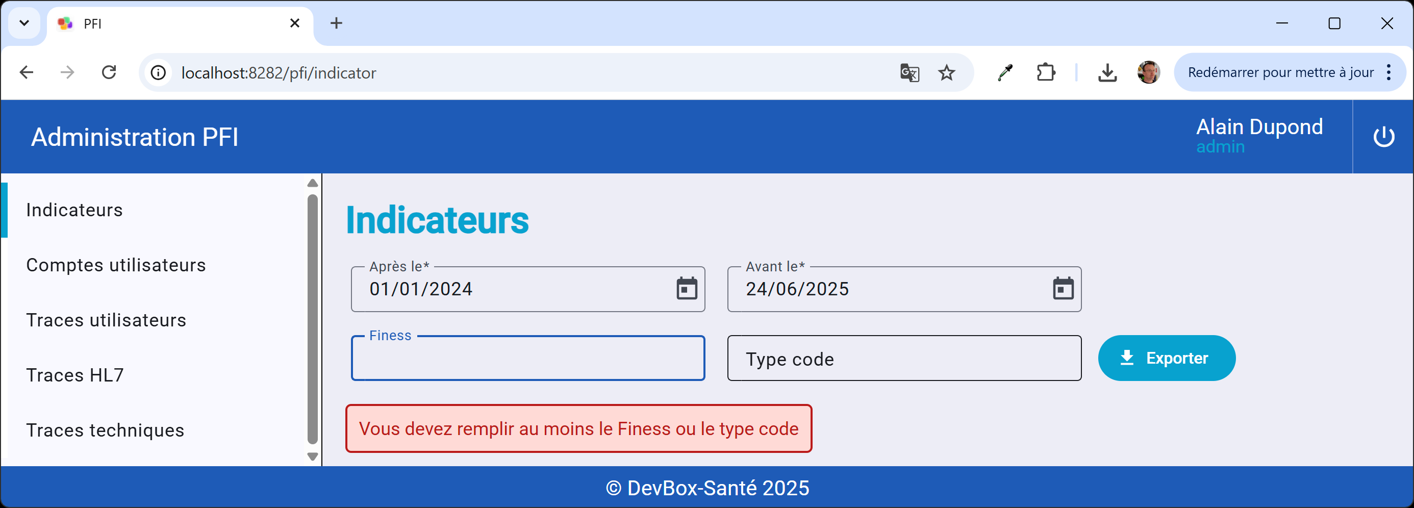 erreur vue